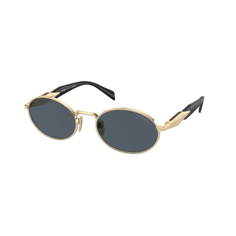 prada damen brille gold|prada sonnenbrille mit symbol.